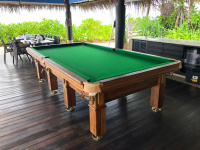  detail masívnych nôh biliardového stola tikové drevo pevná konštrukcia profesionálny biliard ruská pyramída